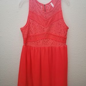 Bright pink cocktail dress